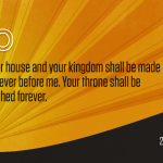 Bible Art 2 Samuel 4-7 Your throne shall be established forever
