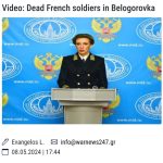 EKTAKTO – Official statement from Russia: “We killed dozens of French soldiers in Ukraine – Macron knows it well” (video) – War News 24/7